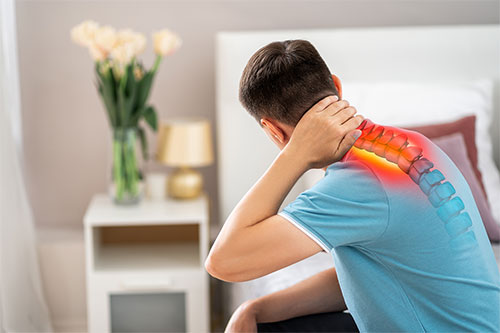 Neck pain and stiffness